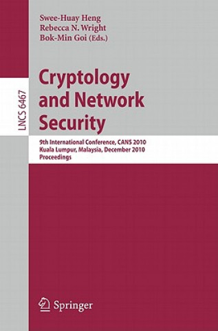 Książka Cryptology and Network Security Swee-Huay Heng