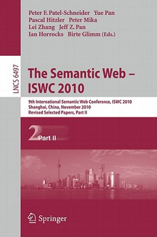 Könyv The Semantic Web - ISWC 2010 Peter F. Patel-Schneider
