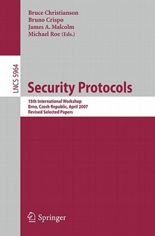 Könyv Security Protocols Bruce Christianson