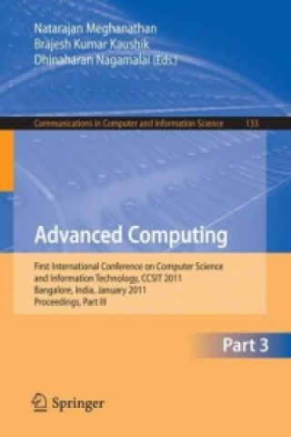 Könyv Advanced Computing Natarajan Meghanathan