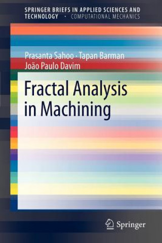 Könyv Fractal Analysis in Machining Prasanta Sahoo