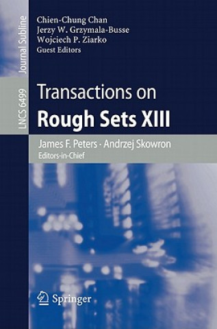 Kniha Transactions on Rough Sets XIII James F. Peters