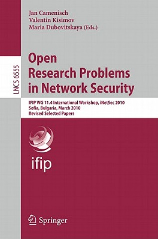 Könyv Open Research Problems in Network Security Jan Camenisch