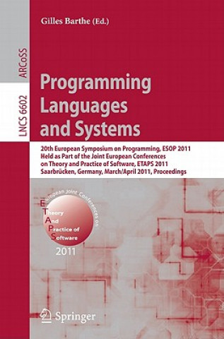 Kniha Programming Languages and Systems Gilles Barthe