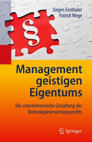 Książka Management Geistigen Eigentums Jürgen Ensthaler