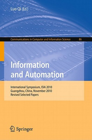 Książka Information and Automation Luo Qi