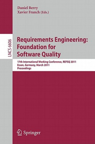 Libro Requirements Engineering: Foundation for Software Quality Daniel M. Berry