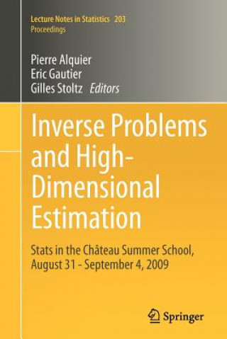 Kniha Inverse Problems and High-Dimensional Estimation Pierre Alquier