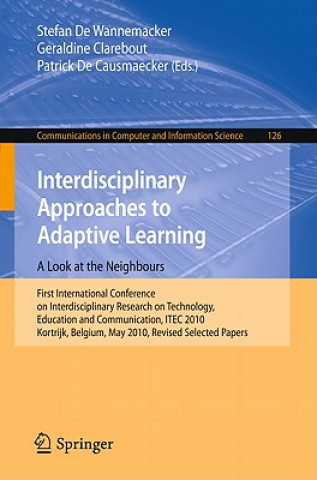Kniha Interdisciplinary Approaches to Adaptive Learning: A Look at the Neighbours Stefan De Wannemacker