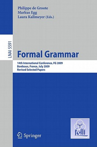 Buch Formal Grammar Philippe de Groote