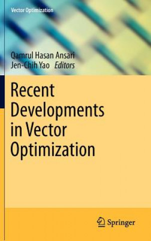 Knjiga Recent Developments in Vector Optimization Qamrul Hasan Ansari
