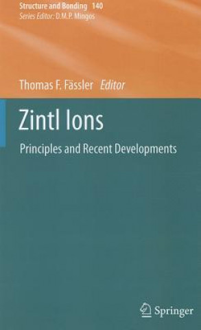 Kniha Zintl Ions Thomas F. Fässler