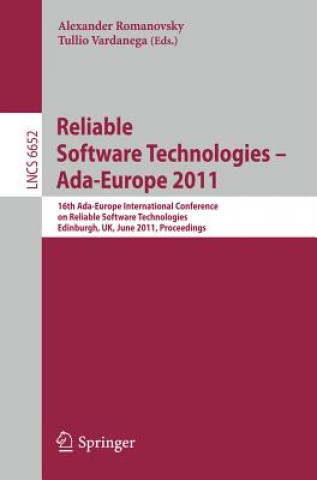 Livre Reliable Software Technologies - Ada-Europe 2011 Alexander Romanovsky