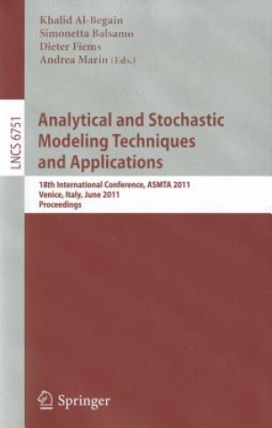 Kniha Analytical and Stochastic Modeling Techniques and Applications Khalid Al-Begain