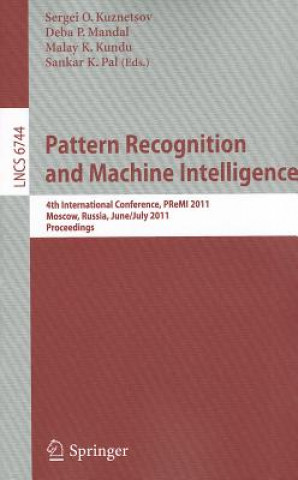 Kniha Pattern Recognition and Machine Intelligence Sergei O. Kuznetsov