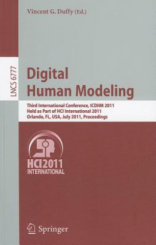 Kniha Digital Human Modeling Vincent G. Duffy