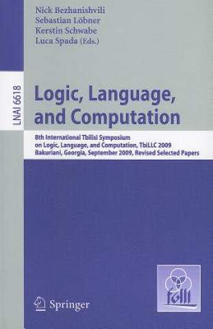 Boek Logic, Language, and Computation Nick Bezhanishvili