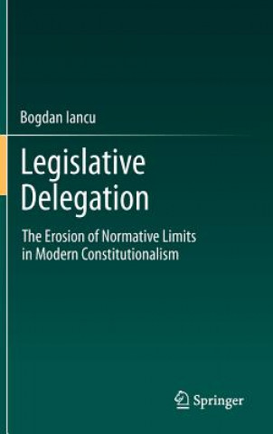 Könyv Legislative Delegation Bogdan Iancu