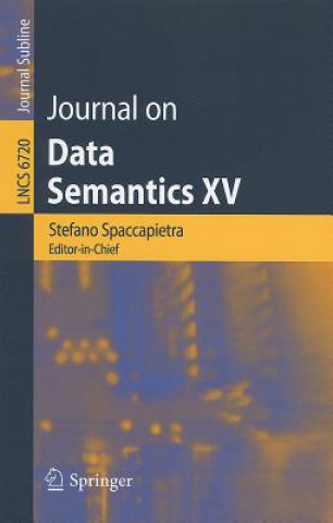 Książka Journal on Data Semantics XV Stefano Spaccapietra