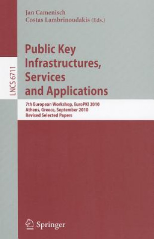 Książka Public Key Infrastructures, Services and Applications Jan Camenisch