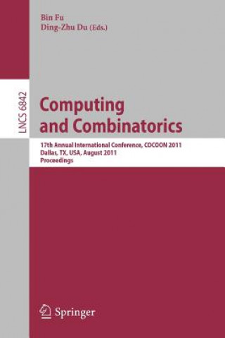 Könyv Computing and Combinatorics Bin Fu
