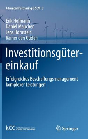 Kniha Investitionsgutereinkauf Erik Hofmann