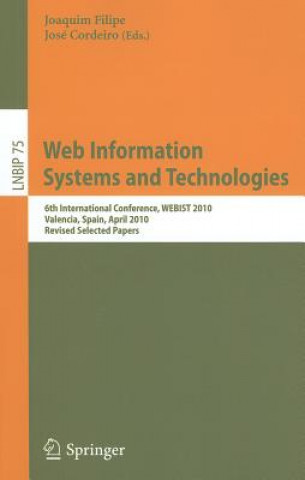 Kniha Web Information Systems and Technologies Joaquim Filipe