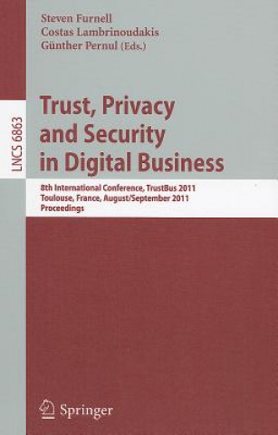 Kniha Trust, Privacy and Security in Digital Business Steven Furnell
