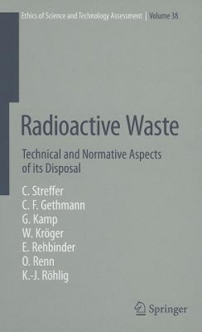 Könyv Radioactive Waste Christian Streffer