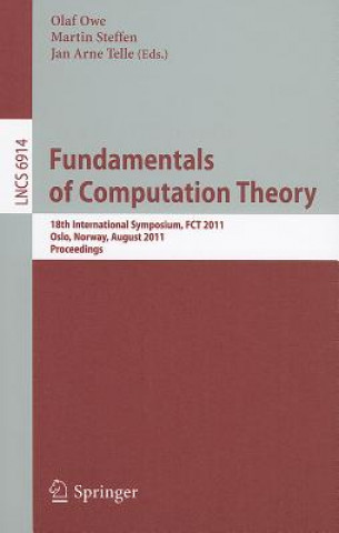 Kniha Fundamentals of Computation Theory Olaf Owe