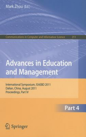 Книга Advances in Education and Management Mark Zhou