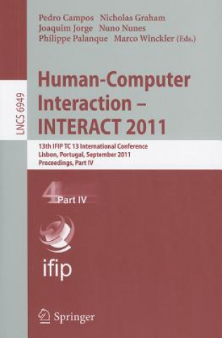Könyv Human-Computer Interaction -- INTERACT 2011 Pedro Campos