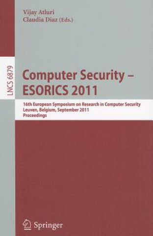 Kniha Computer Security - ESORICS 2011 Vijay Atluri