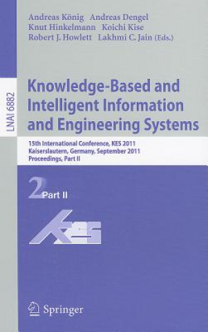 Carte Knowledge-Based and Intelligent Information and Engineering Systems, Part II Andreas König