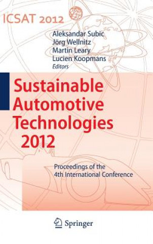 Kniha Sustainable Automotive Technologies 2012 Aleksandar Subic