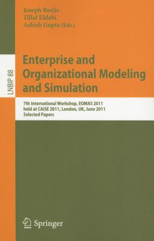 Kniha Enterprise and Organizational Modeling and Simulation Joseph Barjis