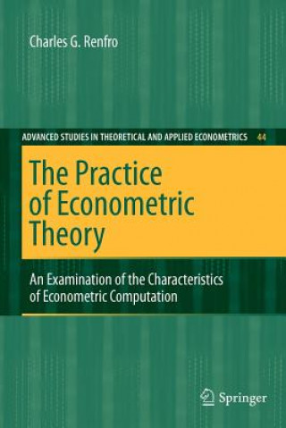 Knjiga Practice of Econometric Theory Charles G. Renfro