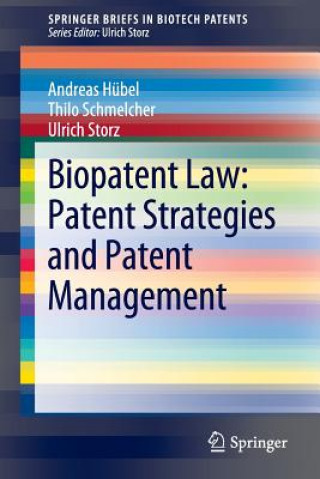 Carte Biopatent Law: Patent Strategies and Patent Management Andreas Hübel