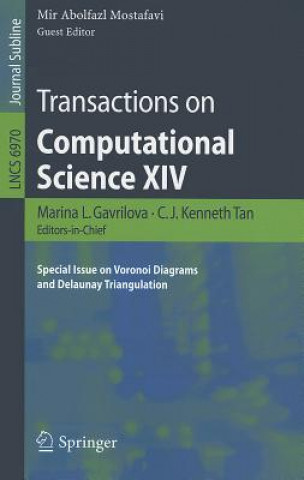Kniha Transactions on Computational Science XIV Mir Abolfazl Mostafavi