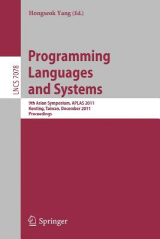 Book Programming Languages and Systems Hongseok Yang