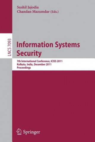 Könyv Information Systems Security Sushil Jajodia