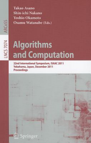 Książka Algorithms and Computation Takao Asano