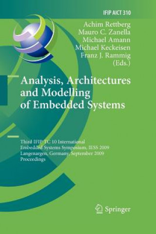 Libro Analysis, Architectures and Modelling of Embedded Systems Achim Rettberg