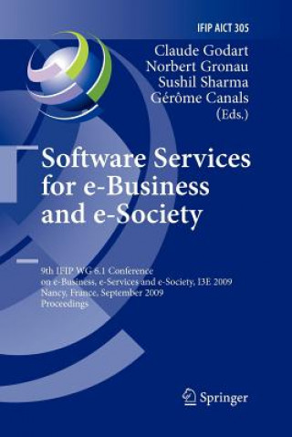 Kniha Software Services for e-Business and e-Society Claude Godart