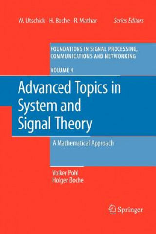 Książka Advanced Topics in System and Signal Theory Volker Pohl