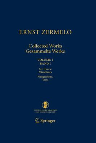 Könyv Ernst Zermelo - Collected works/Gesammelte Werke Ernst Zermelo
