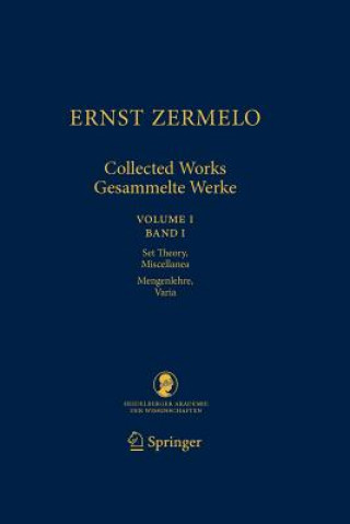 Buch Ernst Zermelo - Collected works/Gesammelte Werke Ernst Zermelo