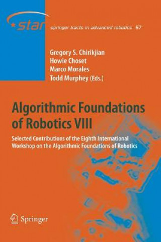 Könyv Algorithmic Foundations of Robotics VIII Gregory S. Chirikjian