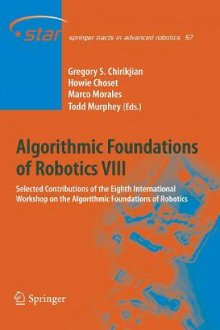 Kniha Algorithmic Foundations of Robotics VIII Gregory S. Chirikjian