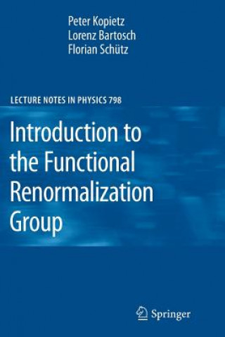 Książka Introduction to the Functional Renormalization Group Peter Kopietz